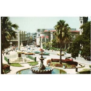 BB5 Trafalgar Square, Barbados, West Indies Postcard